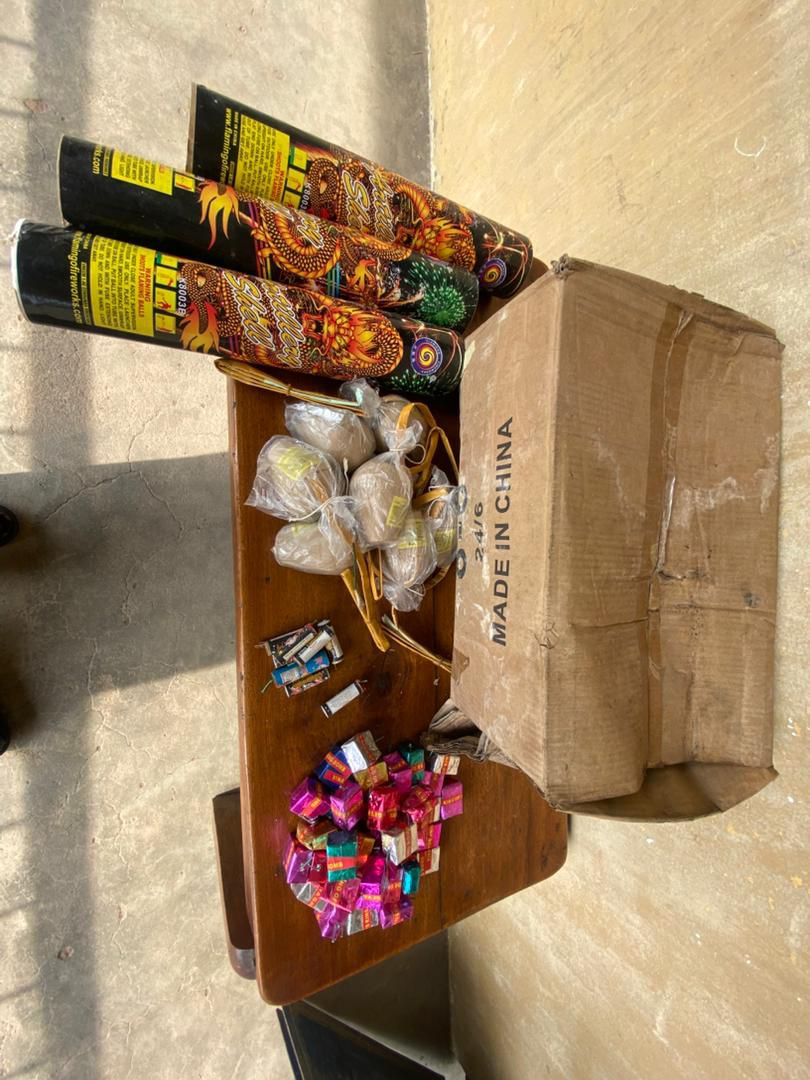 Imo police arrests two for possession of fireworks